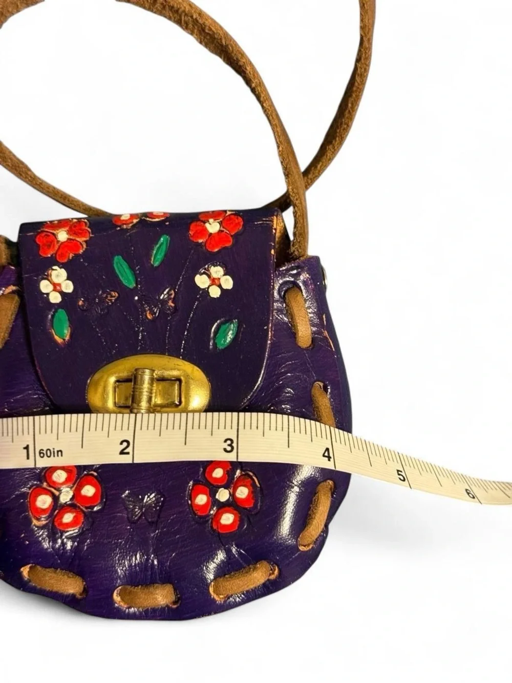 Small Handpainted Whimsical Bag